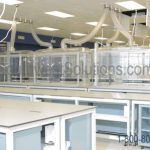 Chemical fume hood exhaust system for air ventilation