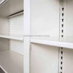 Closed panel shelving metal office storage