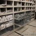 College football equipment storage