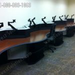 Command center furniture 911 desks police dispatch control center