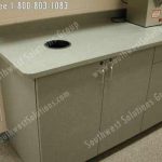 Commercial kitchen modular office break room lounge casework drawers millwork luchroom cabinets combination base upper units