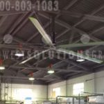 Commercial overhead fans reduce energy costs