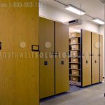 Compact bookstacks moveable aisle shelving compact library shelving