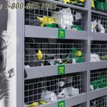 Compact condensing storage sports equipment storage