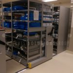 Compact mobile wire medical storage racks