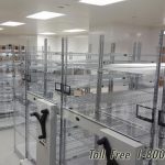 Compact mobile wire racks sterile core instrument storage