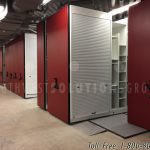 Compact shelving athletic storage systems