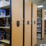 Compact storage compact library shelving