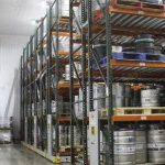 Compact storage systems industrial rack beer distributor