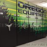 Compacting high density athletic sport gear shelving