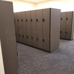Computerized locker rental day use temporary storage