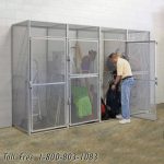 Condo wire mesh storage lockers