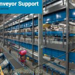Conveyor support mezzanine steel modular prefabricated