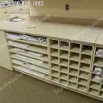 Copy room slots modular sorter shelves adjustable cabinets storage shelving