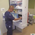 Corestor nurse patient server hospital storage medical supply storage