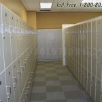 Corporate employee office personal locker storage