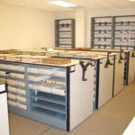Courthouse storage deed record book cabinets roller shelves