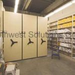 Crime scene property evidence storage shelving