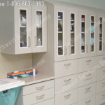 Critical care casework cabinets medical modular millwork furniture