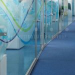 Custom design glass office demountable partition walls