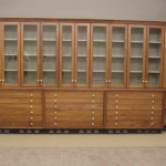 Custom file shelving cabinets doors record storage