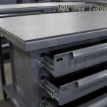 Custom industrial shop tables workbenches