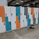 Custom storage lockers office athletic gyms