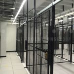 Data center computer server room wire fencing
