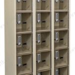 Day lockers with glass door keyless smart cabinet