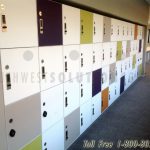 Day use locker for employee shared access rfid badge