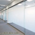 Demountable architectural walls glass office