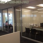 Demountable floor to ceiling office walls