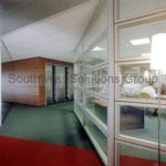 Demountable glass office wall system pre engineered modular walls