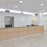 Dialysis hospital kuwait nurse station reception desk casework