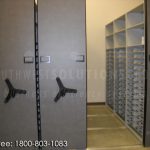 Docket book rolling high density shelving cabinets