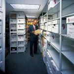 Document box storage shelving archival racks