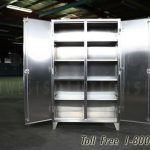 Double shift stainless steel industrial strong hold cabinet