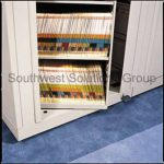 Double sided high density storage pivot spin cabinet