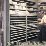 Drawer shelving service parts storage auto dealership