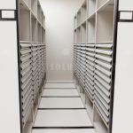 Drawers in shelving mobile storage high density rack spacesaver