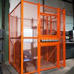 Driver cage with pushbar