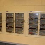 Dsm law enforcement handgun locker wall mount sallyport