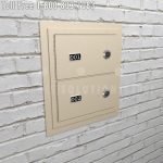Edhgf02 wb barrel flush lock pistol sidearm locker storage flush mount compartments