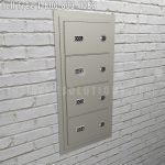 Edhgf04v dg barrel flush lock pistol sidearm locker storage flush mount compartments