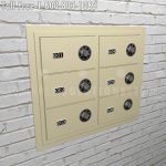 Edhgf06 tn combination flush lock pistol sidearm locker storage flush mount compartments