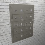 Edhgf10 bg key flush lock pistol sidearm locker storage flush mount compartments