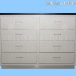 Eight drawer cabinet cabinetry clinics educational laboratories casewo