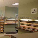 Electric file cabinet powered filing system motorized rotating shelves kardex lektriever texas oklahoma arkansas tennessee kansas