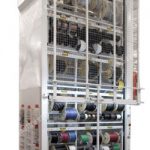 Electrical wire spool cabling storage carousels