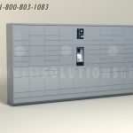 Electronic package apartment lockers pc7 62 combo